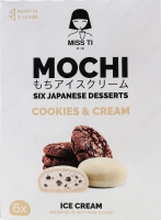 Мороженое сливочное с темным печеньем в рисовом тесте Мочи Miss Ti к/у 6х35г