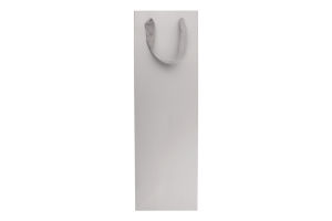 Пакет подарочный для бутылки серебро однотонный №1437732 Greenwich Products Co. Limited 1шт