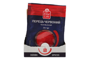 Перець чилі червоний подрібнений Fine Life м/у 20г