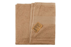 Рушник бежевий махровий 50*90см 400г/м2 GM Textile