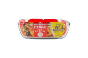 Форма скляна квадратна 2.2л 25x22х7см №212В100/7948 Air fryer Pyrex 1шт