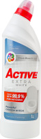 Средство для чистки унитаза Extra white Active 1л