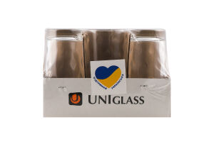 Набор стаканов 245мл №51057:8.107-245 Prisma Uniglass 6шт