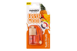 Ароматизатор д/авто Fresh Wood Tutti Frutti 4мл блістер Winso