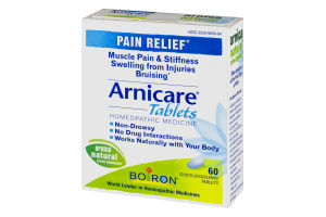 Boiron Arnicare Tablets Pain Relief Homeopathic Medicine - 60 CT