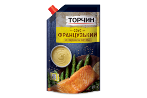 Соус із зернами гірчиці Французький Торчин д/п 200г
