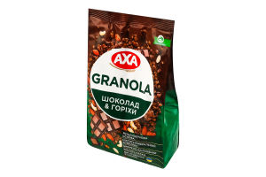 Гранола хрустка Шоколад&Горіхи Axa м/у 330г