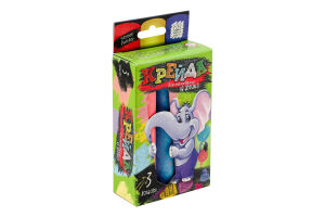 Крейда д/малювання кольорова велика 3шт Danko toys