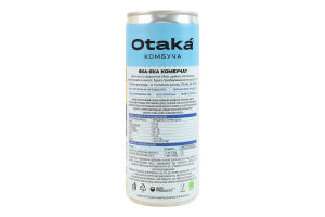 Напиток безалкогольный слабогазированный Кокосовая волна Комбуча Otaka ж/б 250мл