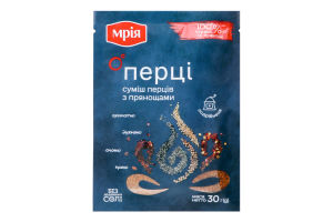 Смесь перцев с пряностями дробленая Мрія м/у 30г