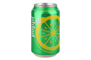 Напій Poppi Lemon Lime з пребіотиком газований з/б