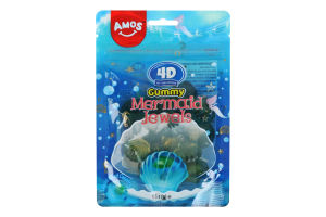 Цукерки Amos Мушлі 4D асорті желейні