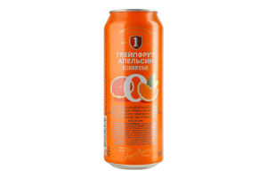 Пиво специальное 500мл 0.5% безалкогольное светлое фильтрованное Грейпфрут-апельсин Перша приватна броварня ж/б