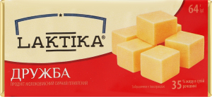 Продукт сырный 35% молокосодержащий плавленый Дружба Laktika м/у 64г