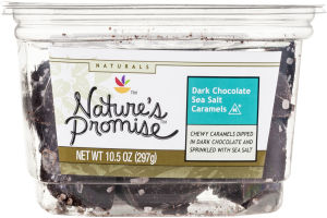 Nature's Promise Dark Chocolate Sea Salt Caramels