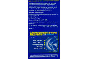 CareOne Triple Strength Glucosamine Chondroitin Complex Dietary Supplement Tablets - 80 CT