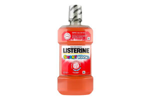 Ополаскиватель для полости рта детский Мягкий ягодный вкус Smart rinse Listerine 500мл