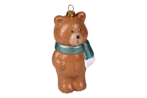 Прикраса ялинкова Ведмедик з шарфом 833875