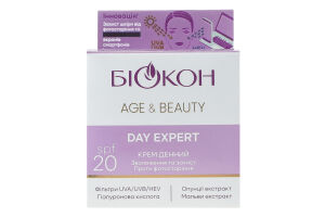 Крем денний SPF 20 Day expert Age&Beauty Біокон 50мл
