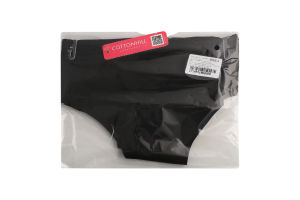 Труси-бразиліани жіночі чорні 80%ПА 20%еластан р.M/L/XL CH0339 Коттон Хілл