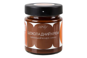Крем шоколадний Український фундук-какао Honey с/б 200г