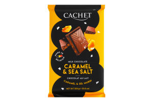 Шоколад Cachet 300г карамель соль