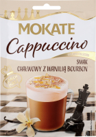 Напиток кофейный растворимый со вкусом халвы с ванилью бурбона Капучино Mokate д/п 25г