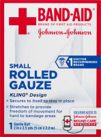 Band-Aid Small Rolled Gauze Roll