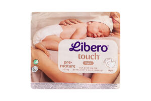Підгузники Тач Прематер 0-2,5кг 24шт Ліберо