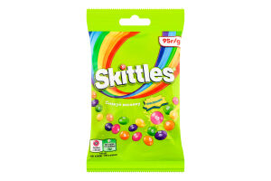 Драже жевательные в разноцветной сахарной оболочке Кисломикс Skittles м/у 95г