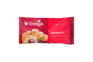 Круасан з фруктовим наповнювачем з ароматом вишні Вишня Toniya м/у 60г