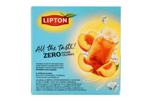 Чай холодний Peach чорний 10*3,5г в пірамідках Lipton