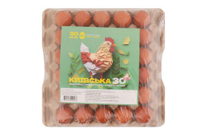 Яйца куриные столовые С1 Киевская 30 Від доброї курки лоток 30шт