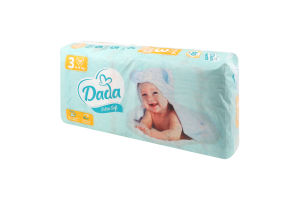 Подгузники для детей 4-9кг 3 Midi Extra Soft Dada 50шт