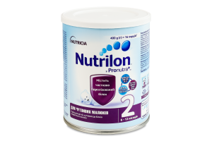 Суміш молочна для дітей 6-12міс суха 2 Для чутливих малюків Nutrilon з/б 400г