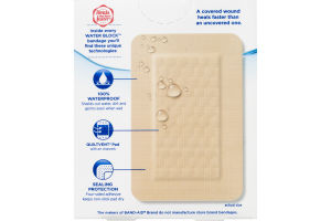 Band-Aid Brand Large Water Block Plus Adhesive Bandages - 10 CT