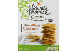 Nature's Promise Organic Thin Wheat Crackers