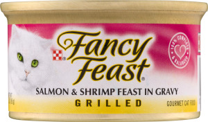 Fancy Feast Salmon & Shrimp Feast In Gravy Grilled Gourmet Cat Food