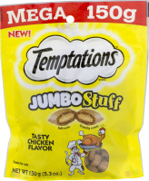 Temptations Jumbo Stuff Cat Treats Tasty Chicken Flavor