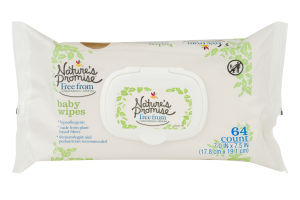 Nature's Promise Baby Wipes - 64 CT