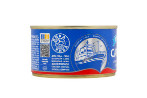 Сардина атлантична обсмажена в томатному соусі Аквамарин з/б 230г