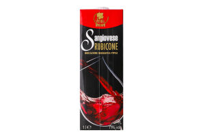 Вино 1л 11% червоне сухе Sangiovese Rubicone Vie del Molino т/п