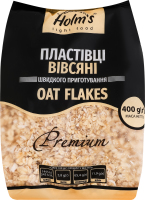 Хлопья овсяные быстрого приготовления Premium Holm's м/у 400г