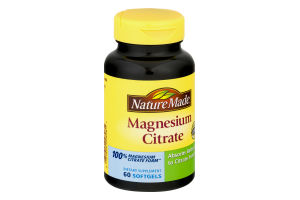 Nature Made Magnesium Citrate Softgels - 60 CT