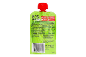 Пюре фруктово-ягодное для детей от 6мес гомогенизированное Яблоко-груша-черная смородина Baby Bob Snail д/п 90г