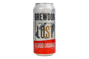 Пиво BrewDog Lost In Blood Orange світле з/б