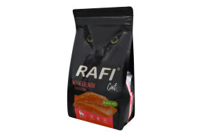 Корм д/стерилізованих котів з лососем сухий 1,5кг Рафі