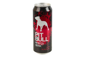 Напиток энергетический безалкогольный сильногазированный Pit Bull ж/б 0.5л