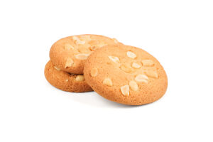 Печиво здобне пісочно-відсадне Американське з арахісом Biscotti к/у 0.225кг