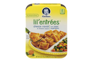 Gerber Lil' Entrees Cheese Ravioli in Tomato Sauce with Mixed Vegetables